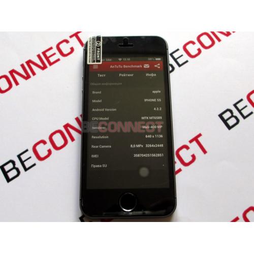 iPhone 5S Black на MTK6589 дисплей Retina